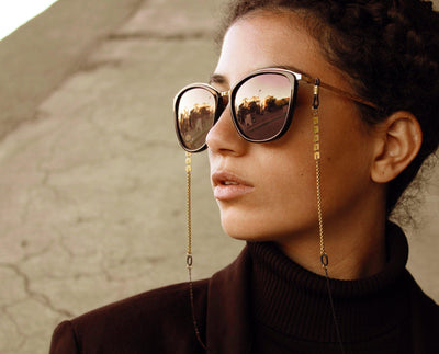 Men Women Punk Sun Glasses Brand Designer Retro Alloy Polygon Sunglasses  Women Luxury Shades with A Chain Lanyard Sunglasses